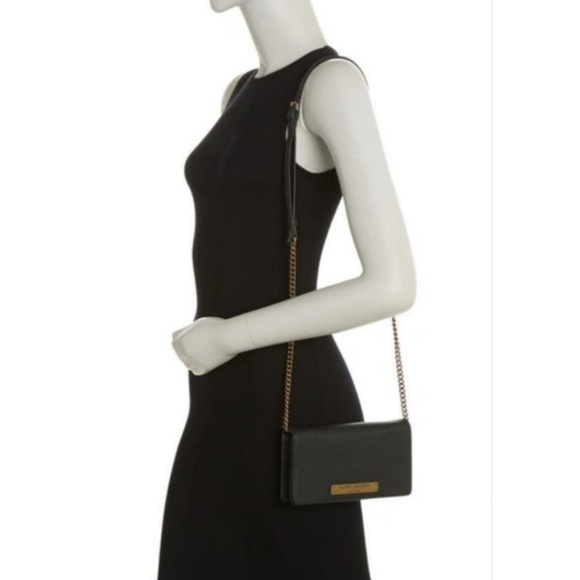 KURT GEIGER Black Richmond Crossbody Leather Bag  NWT - Picture 2 of 7